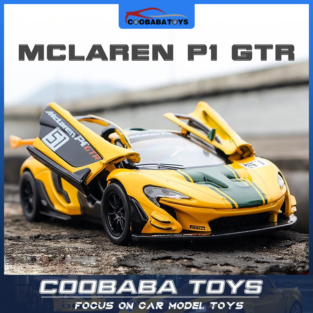 CBB 1:32 McLaren P1 GTR รถโมเดลDiecastรถของเล่นคอลเลกชันของขวัญสําหรับเด็กเด็กผู้หญิง