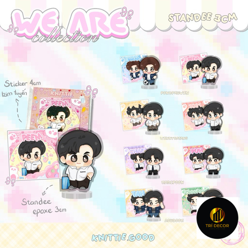 OTP mini Standee - We Are Collection | KNITTIEGOODS