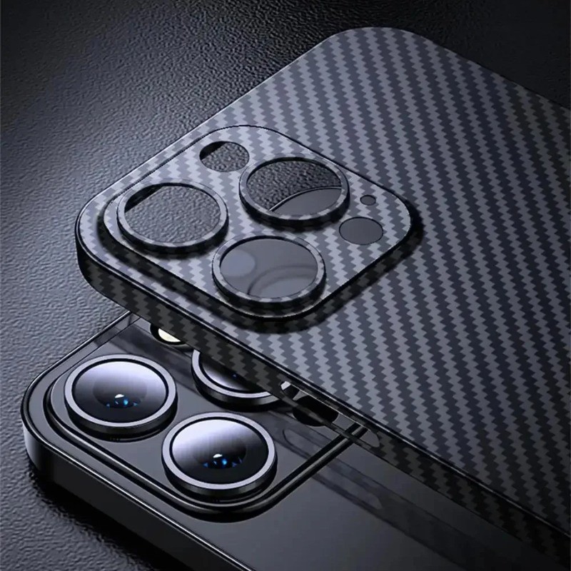 Ultra Thinคาร์บอนไฟเบอร์เคสโทรศัพท์สําหรับiPhone XS Max 8 7 6 6S Plus SE 2020 2022 XR X Anti Scratchโทรศัพท์ปกหลังกันชนสําหรับiPhone 16 15 14 13 12 11 Pro Max Plus Mini ราคา ถูกที่สุด ดีลบีเคเค แกลเลอรีภาพที่ 3