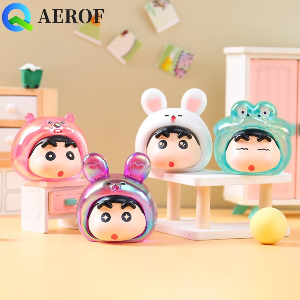 Aerof การ์ตูน Shinchan สุ่มรุ่น, ตุ๊กตาการ์ตูนสร้างสรรค์ Crayon Shin-chan อะนิเมะตัวเลข, อินเทรนด์ที่มีสีสันคอลเลกชันสัตว์ Crayon Shin-chan รุ่นของขวัญวันเกิด