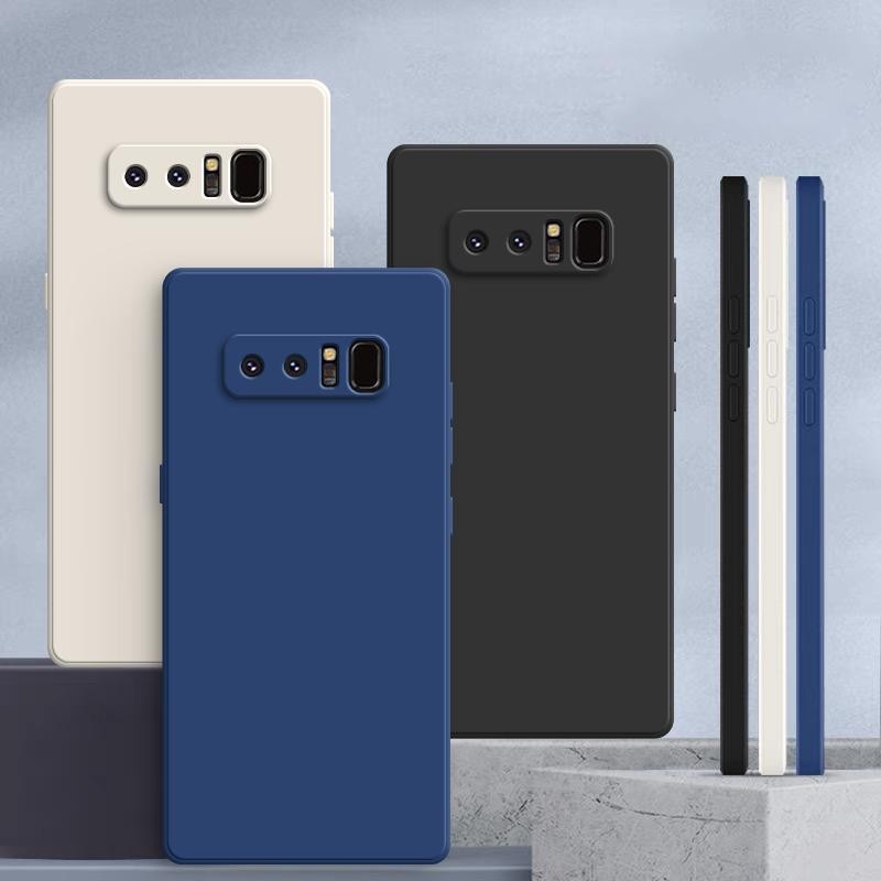 เคส Samsung Note8 สีทึบ Samsung Note 8 Prime เคสซิลิโคนป้องกันการตกสีธรรมดาเรียบง่าย YT