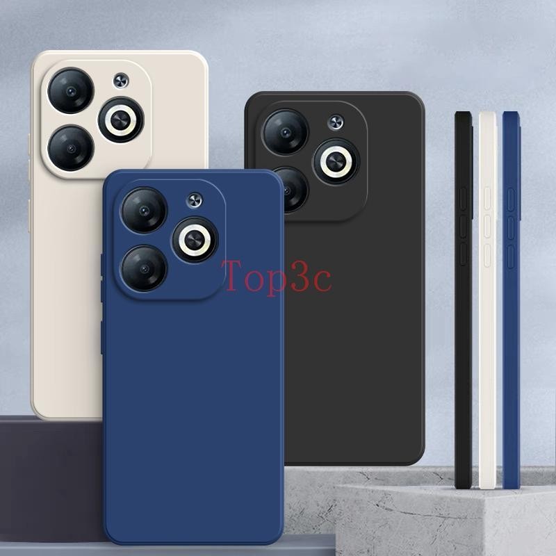 เคส Tecno Spark 20 Pro 4G สีทึบ Tecno Spark20 Pro เคสป้องกันซิลิโคนป้องกันการตกสีธรรมดาเรียบง่าย YT