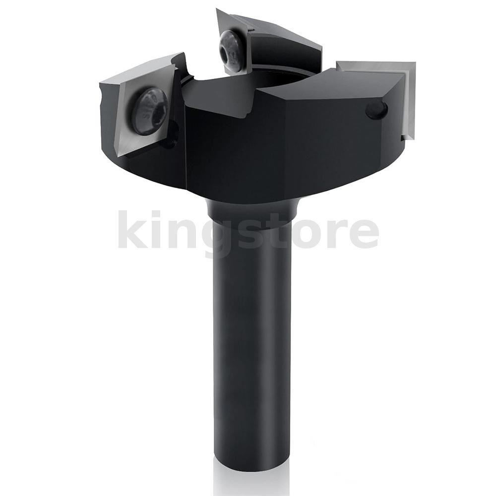 1/2 "Shank เปลี่ยน 3 ขลุ่ย T-Slot เครื่องตัดคาร์ไบด์ใบมีด HRC55 T-Slot Milling Router Bit Square Sha