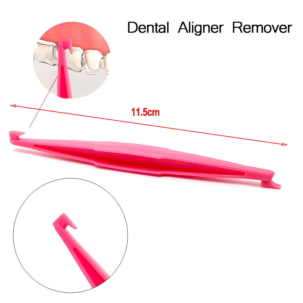 Dental Aligner Removal Tool Braces Extractor Nice ที่มองไม่เห็นวงเล็บที่ถอดออกได้ Clear Oral Care ลบตะขอพลาสติกผลิตภัณฑ์ทันตกรรม