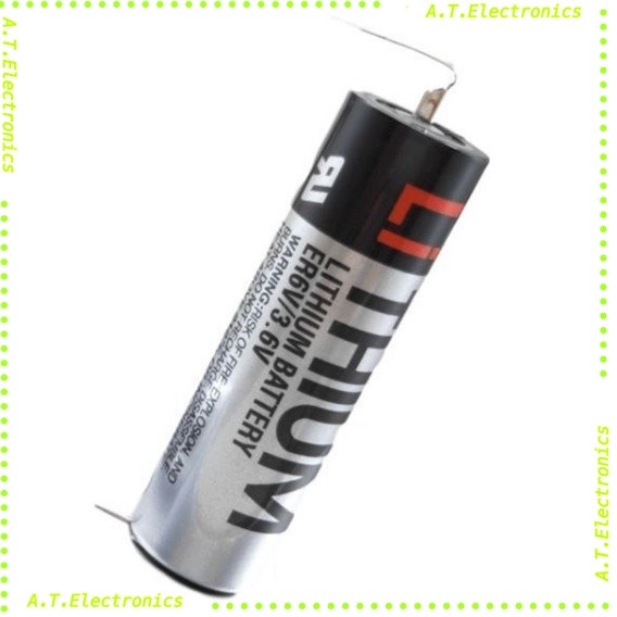 ￼Toshiba ER6V/3.6V 2400mAh รุ่นมีขา แบตเตอรี่ลิเธียม PLC Industrial Batteryพร้อมจัดส่งในไทย​ กทม