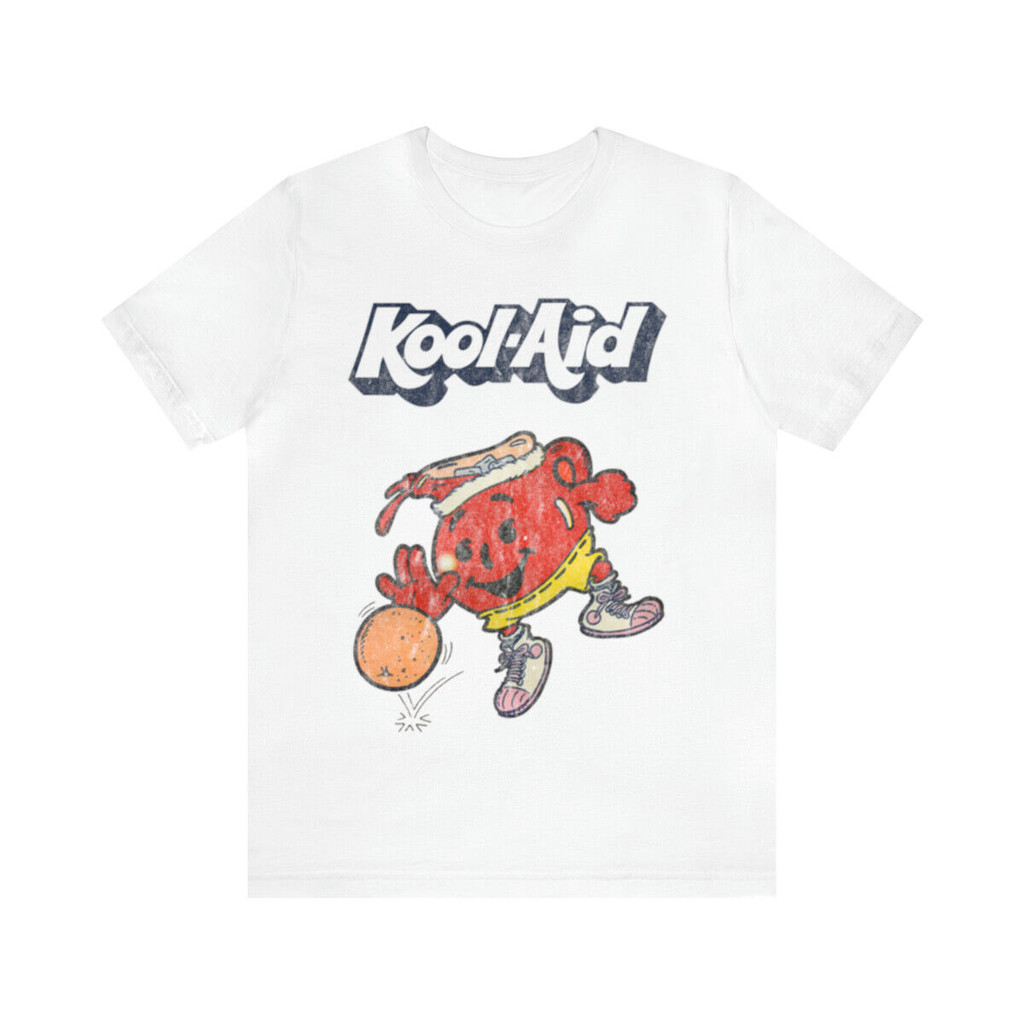 เสื้อเครื่องช่วยฟัง Kool Vintage, เสื้อยืด Kool Aid, Distressed Kool Aid Tee