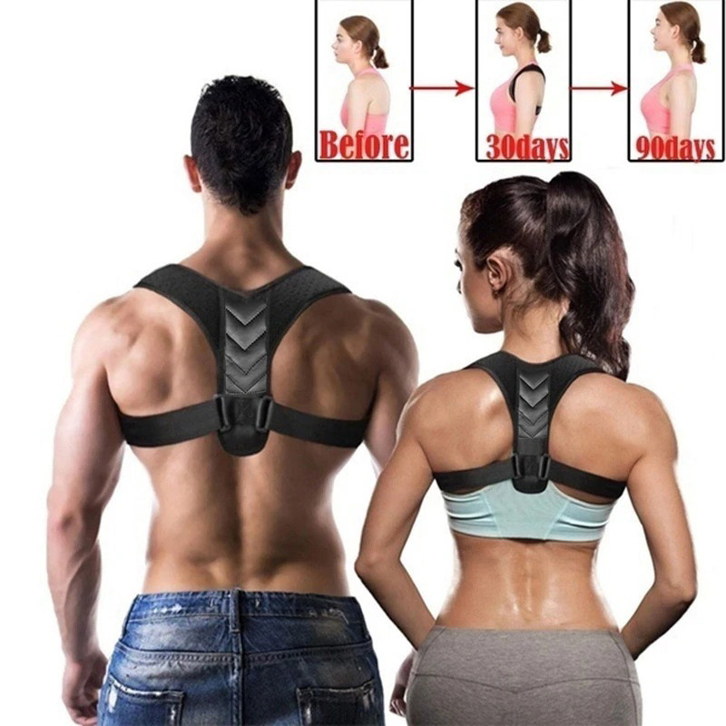 Back Brace Posture Corrector สําหรับผู้หญิงและผู้ชาย Back Lumbar Support ไหล่ Posture Support สําหรั