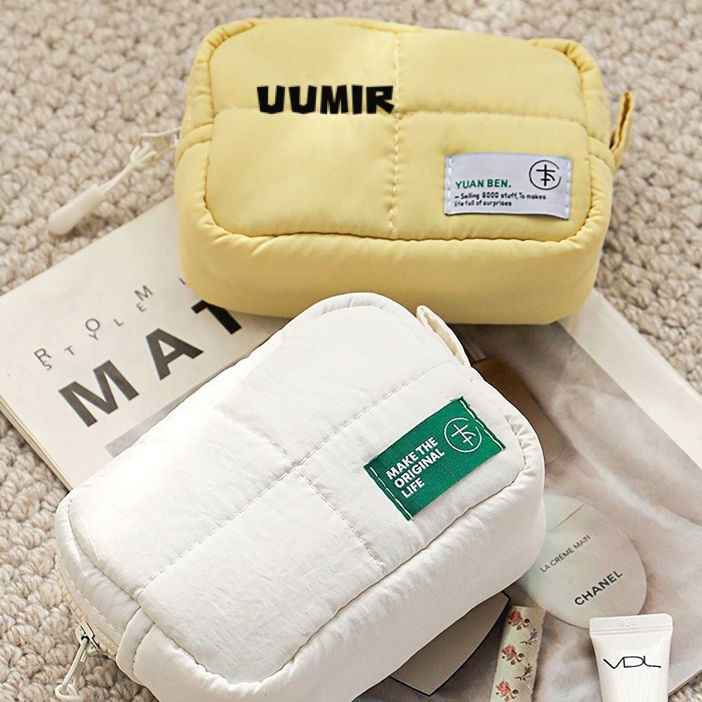 Uumir กระเป๋าเก็บเครื่องสําอาง, S/L กระเป๋าเครื่องสําอาง Sundries Bag, Soft Storage Organizer อุปกรณ์แต่งหน้ากระเป๋าเดินทางเครื่องสําอางสําหรับการเดินทางบ้าน