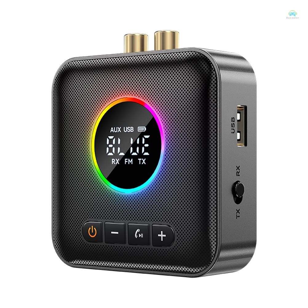 Yb Wireless transceiverBT5.4 เครื่องส่งสัญญาณ 3-in-1 อะแดปเตอร์เสียงไร้สายเครื่องส่งสัญญาณ FM พร้อมจ