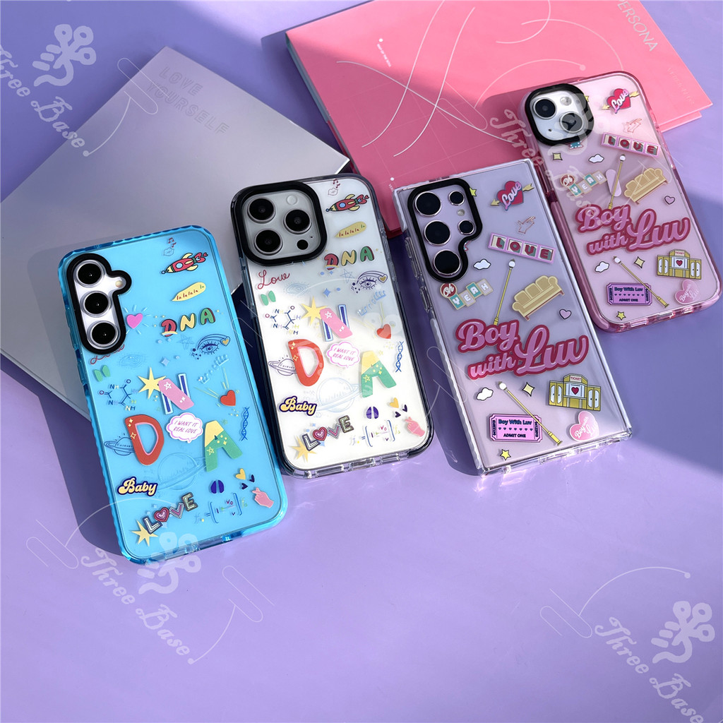 เคสโทรศัพท์ BTBOYS BOY WITH LUV DNA สําหรับ Samsung Galaxy S23/S22/S21/S20/S10, รองรับ A54/A33/A52/A53 กันกระแทก นุ่ม