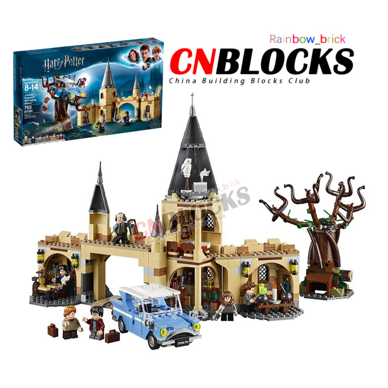 Harry Potter Series 75953 Hogwarts Whomping Willow Model Building Blocks ของเล่นเด็กชายหญิงของขวัญกา