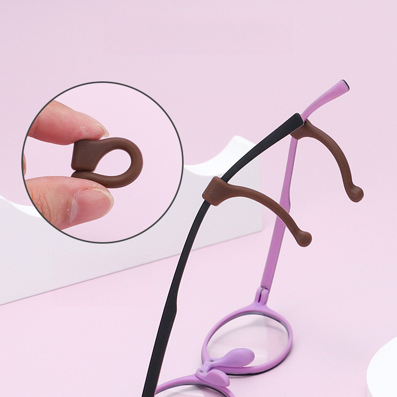 แว่นตา ที่ปิดหูกันลื่น, ที่เกี่ยวหูซิลิโคนสีสันสดใส, ลบซ้ายขวา, แว่นตาเครื่องมือที่มีประโยชน์ป้องกันการหล่น, ที่เกี่ยวหูแบบตายตัว, อุปกรณ์ต - รูปที่ 3