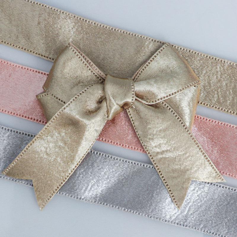 กว้าง2.5/4เซนติเมตรความยาว10ปี ด้านเดียวเงาโพลีเอสเตอร์สีบริสุทธิ์ซาตินริบบิ้นแฮนด์เมด ทําเอง ดอกไม้บรรจุภัณฑ์ของขวัญขอบผ้าแถบตกแต่งวั - รูปที่ 5