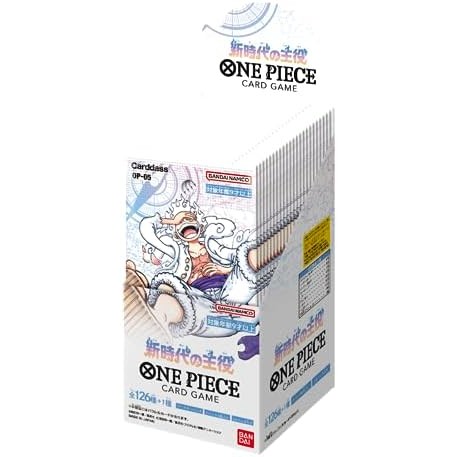 BANDAI ONE PIECE การ์ดเกมตัวเอกแห่งยุคใหม่ [OP-05] (BOX) 24 แพ็ก【Direct from Japan】