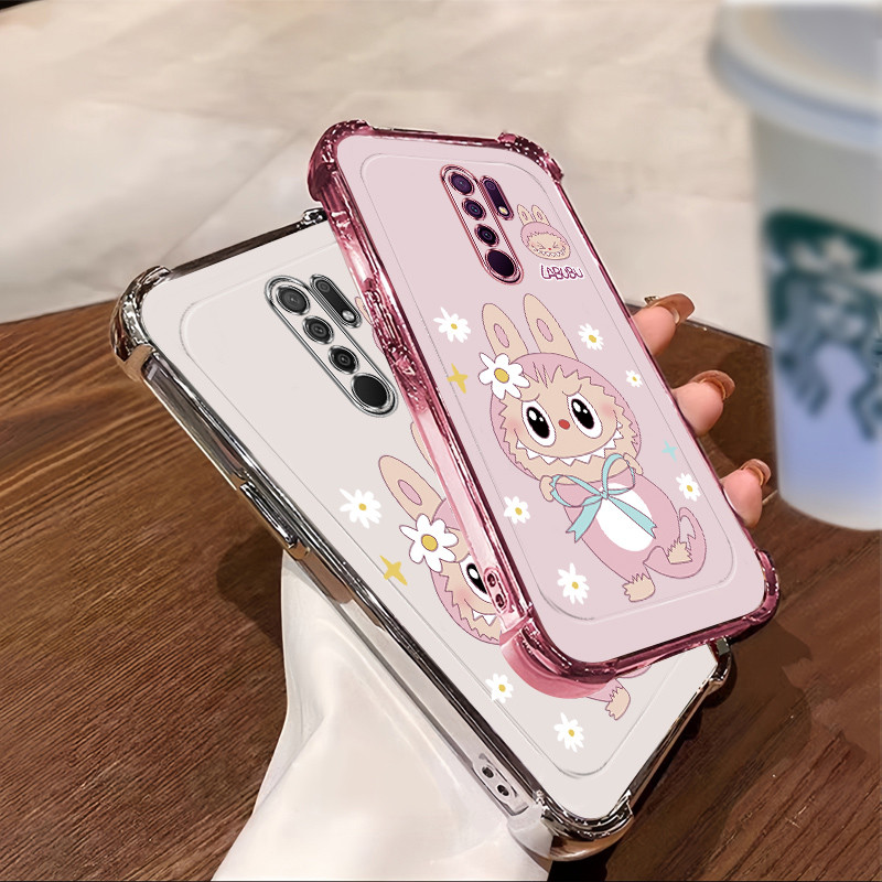 เคส Redmi 9 เคสโทรศัพท์ ซิลิโคน ป้องกันสี่มุม HDTZ