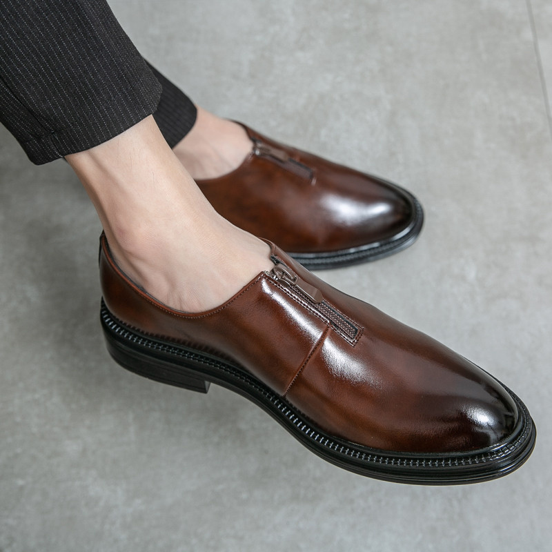 แพลตฟอร์ม loafers สำหรับผู้ชาย-chunky loafers รองเท้าผู้ชาย Penny loafers SLIP ON Comfort Casual แฟช