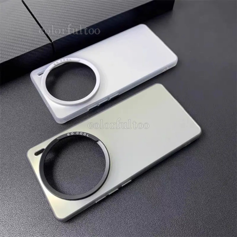 ปลอกสําหรับ Vivo X300 X200 X100 X100S Pro X100SPro X200Pro VivoX200 VivoX300 5G โลหะ Frosted Hard PC ซิลิโคนแฟชั่นคู่เคสโทรศัพท์กันกระแทกป้องกันปลอกปกหลัง - รูปที่ 4