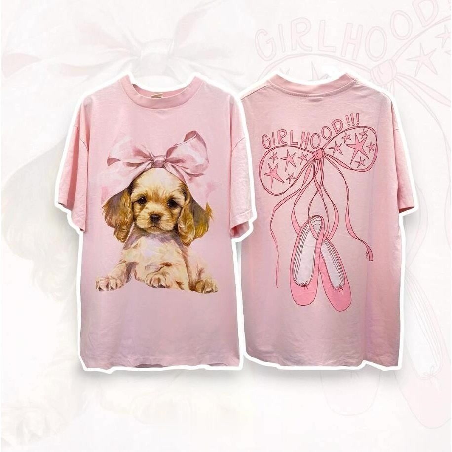 [ Butterfly Dog ] FALL IN WILD Bio Washed tag Original Bootleg แท้ เสื้อวินเทจ เสื้่อลายการ์ตูน vintage shirt #55471