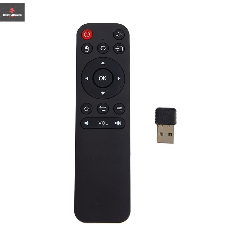 COD รีโมทคอนโทรลคีย์บอร์ดเมาส์ไร้สาย 2.4G สากลพร้อมตัวรับสัญญาณ USB สําหรับกล่อง Android TV/สมาร์ททีวี/ PC ใหม่