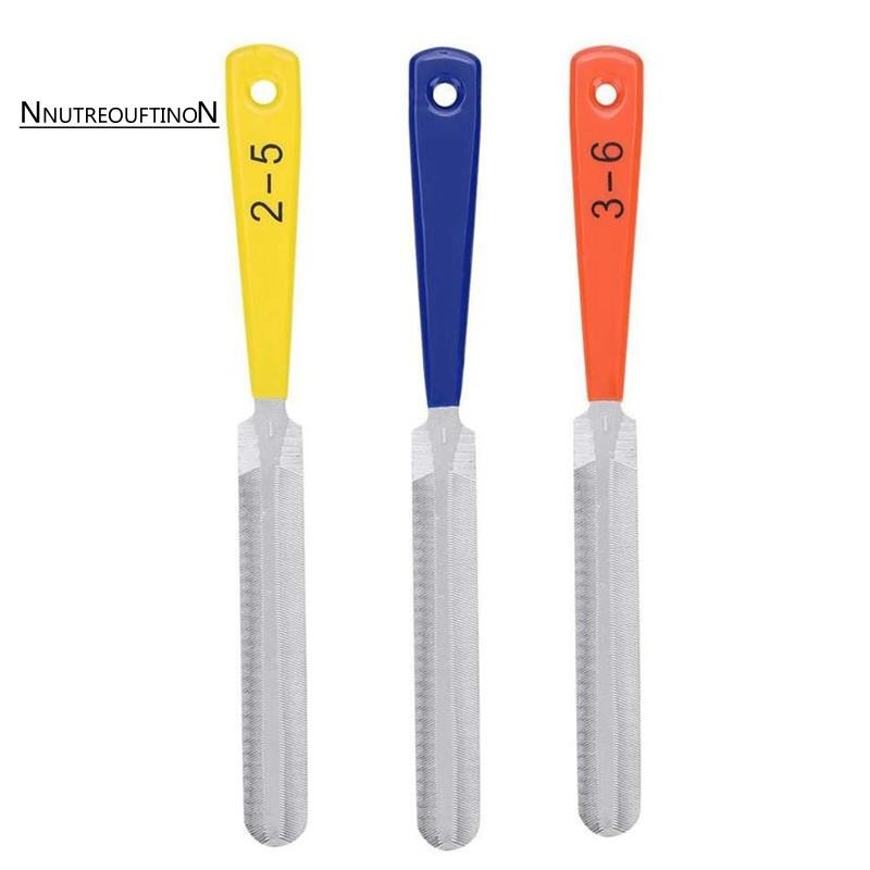 ชุดตะไบน๊อตกีต้าร์ อุปกรณ์กีต้าร์ ตะไบน๊อตกีต้าร์ สแตนเลส ตะไบเฟรตกีต้าร์ 3ชิ้น