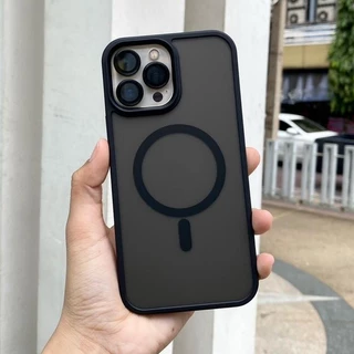 เคส แม่เหล็ก ชาร์จไร้สาย สำหรับiPHONE 17e 16 e 15 15Pro 16e 15Promax 11 12 13 14 Plus Promax 17 Pro Max 13Promax ผิวด้าน