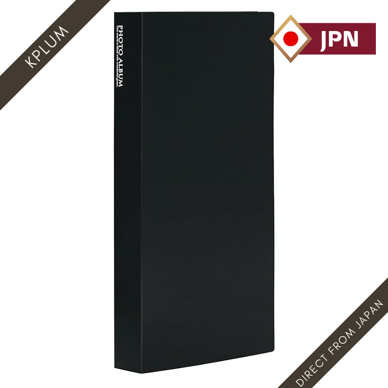 Sekisei Album Pocket Photo Album L Size, holds 300 photos, L 201-300 sheets, Black KP-300.