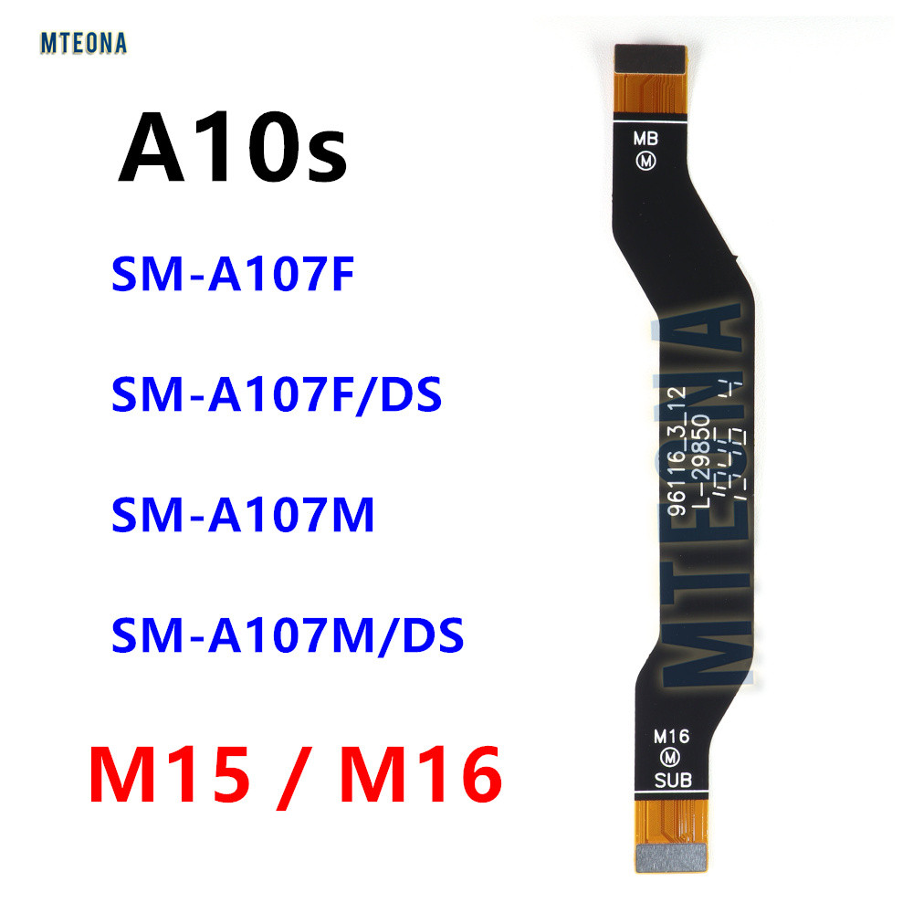 เมนบอร์ด Flex สําหรับ Samsung Galaxy A10s SM-A107F, SM-A107M เมนบอร์ด Connector Flex Cable อะไหล่ซ่อ