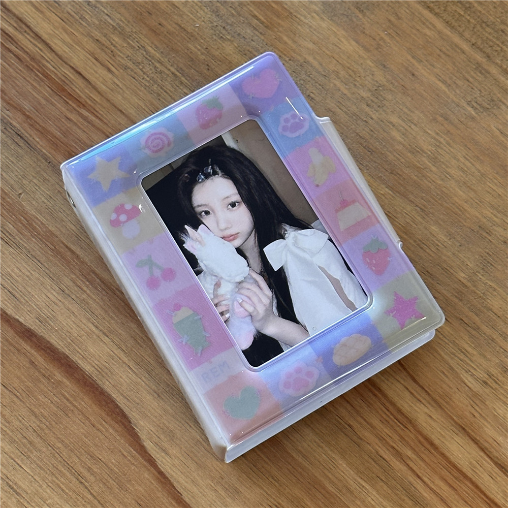 Ins สมุดการ์ด 3 นิ้ว 36 กระเป๋า Kpop การ์ดขนาดเล็ก Idol Photocards อัลบั้ม ID Card Storage Book เครื่องเขียนนักเรียนของขวัญเพื่อน