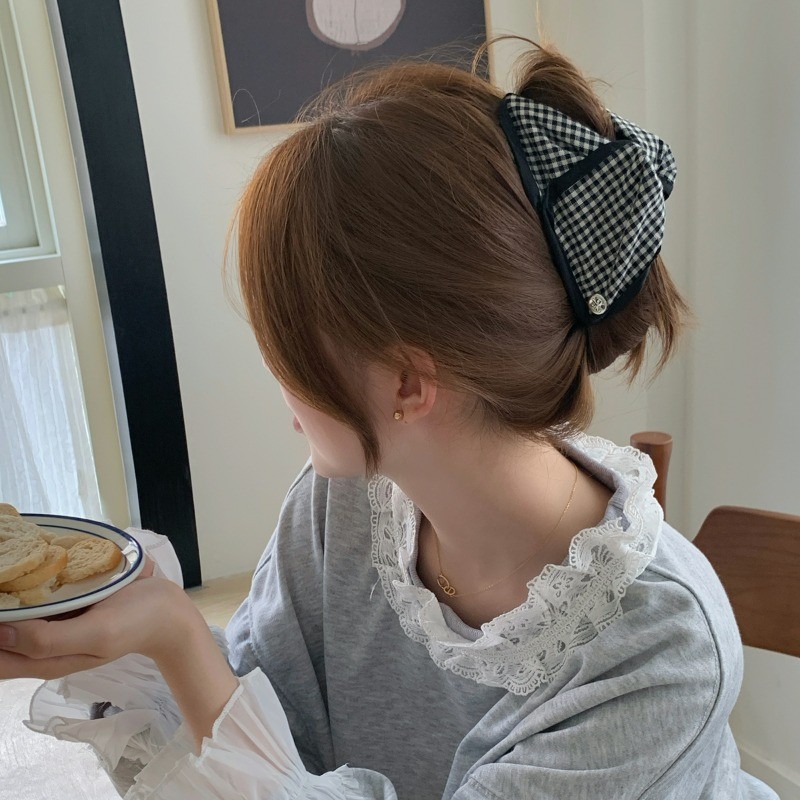 เกาหลีคลาสสิกตาข่ายสีดํา Hairpin Grips กิ๊บติดผม Headwear เครื่องประดับผม ราคา ถูกที่สุด ดีลบีเคเค แกลเลอรีภาพที่ 7