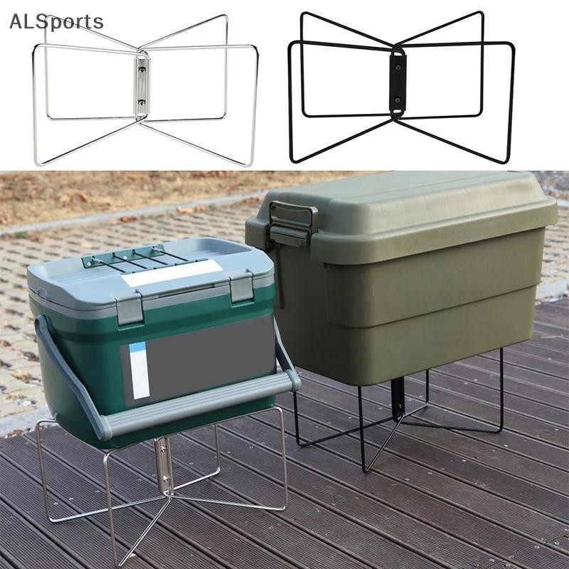 [ALSports] 1 PC Camping พับ Cooler กล่องขาตั้งกล่องน้ําแข็งชั้นวาง Outdoor Camping Supply Holer แบบพกพา Organizer กล่องพับขาตั้ง [th]