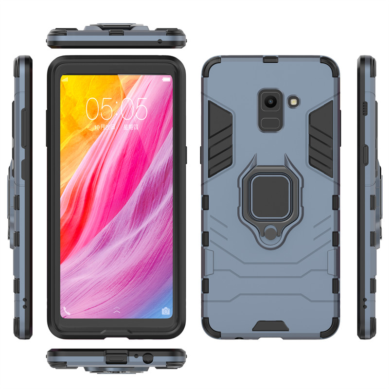 สําหรับ Samsung Galaxy A8 Plus 2018, ฝาครอบป้องกันโทรศัพท์เกราะที่มีศักยภาพ, เคสโทรศัพท์วัสดุ PC ป้องกันการระเบิด