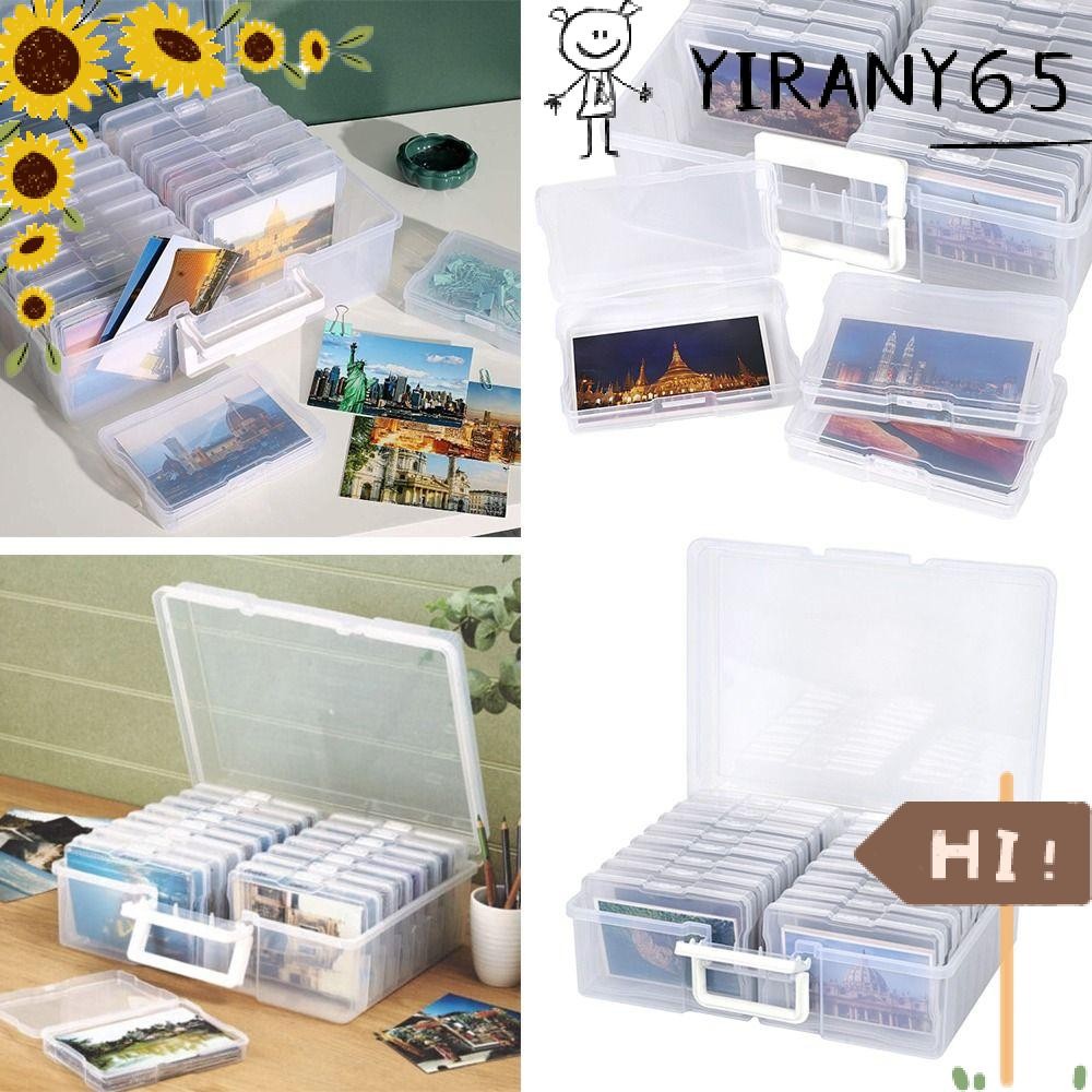 YIRAN รูปภาพ Organizer พลาสติกหัตถกรรมสําหรับเครื่องประดับอัลบั้มคอนเทนเนอร์