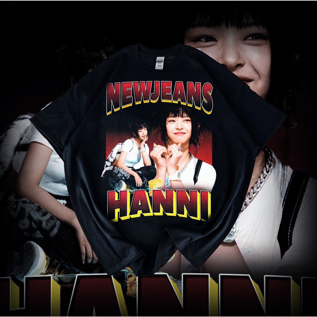 Newjeans เสื้อยืด God Hannie Piracy