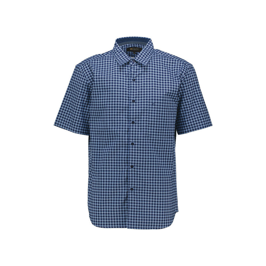 KEMEJA Cardinal เสื้อเชิ้ตแขนสั้นผู้ชายทรงเข้ารูป F2718P02F