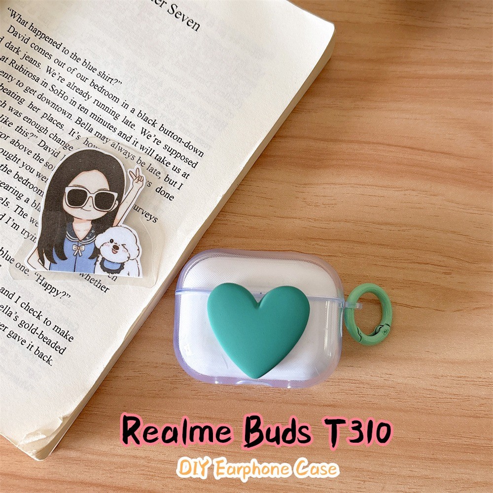 【Case Home】นําไปใช้กับ Realme Buds T310 เคส Case เคสหูฟัง DIY การ์ตูนน่ารัก ซิลิโคนนุ่ม เคส เคสหูฟัง