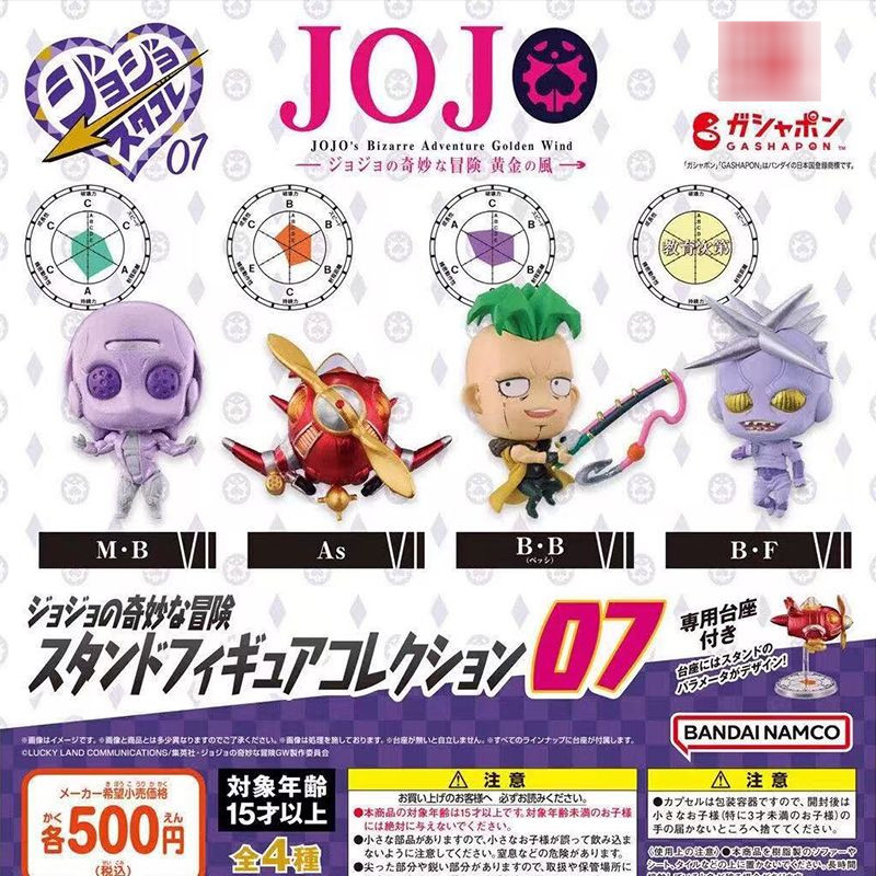 【พร้อมส่ง】JOJO Figure JOJO Bizarre Adventure Messenger 07 ลมสีทอง