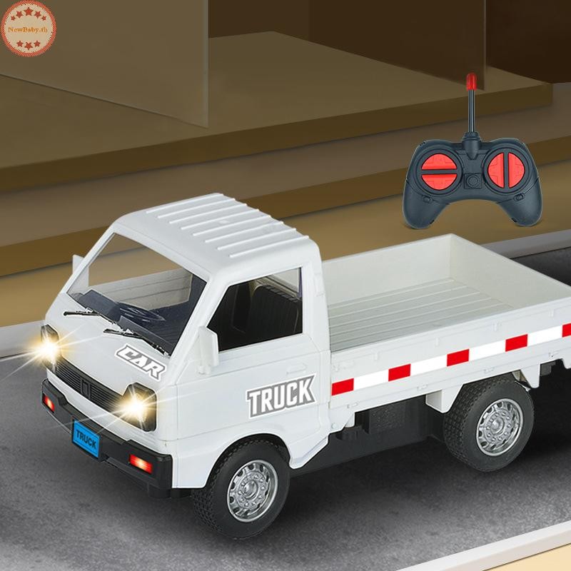 NEWBABY 1:16 RC รถจําลอง Drift ปีนเขารถบรรทุก LED Light Haul Cargo รีโมทคอนโทรลของเล่นไฟฟ้าสําหรับเด็ก TH