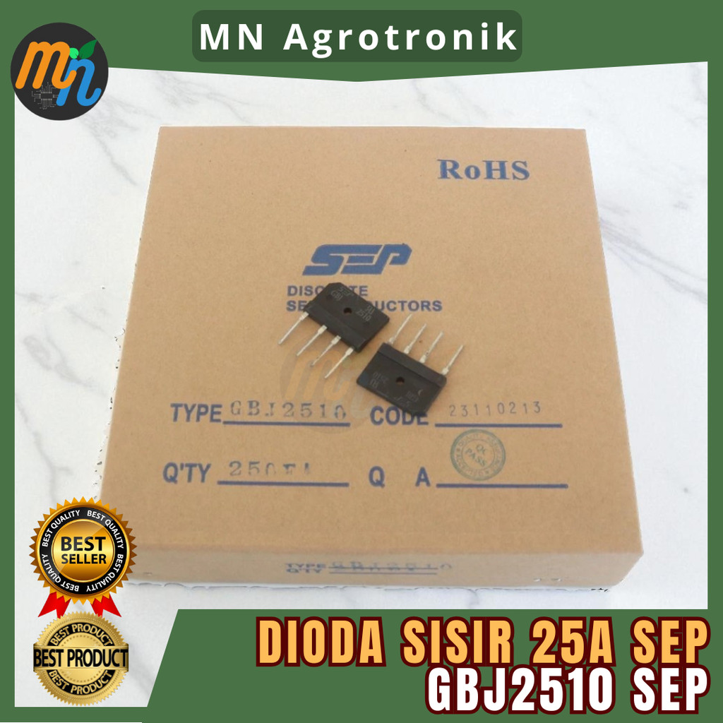 หวีไดโอด 25A GBJ2510 SEP