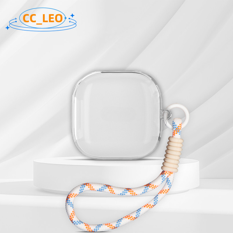Case for Anker Soundcore Liberty 5 Cute Lanyard Clear Soft Case for Soundcore Liberty 5 ANC Shockpro