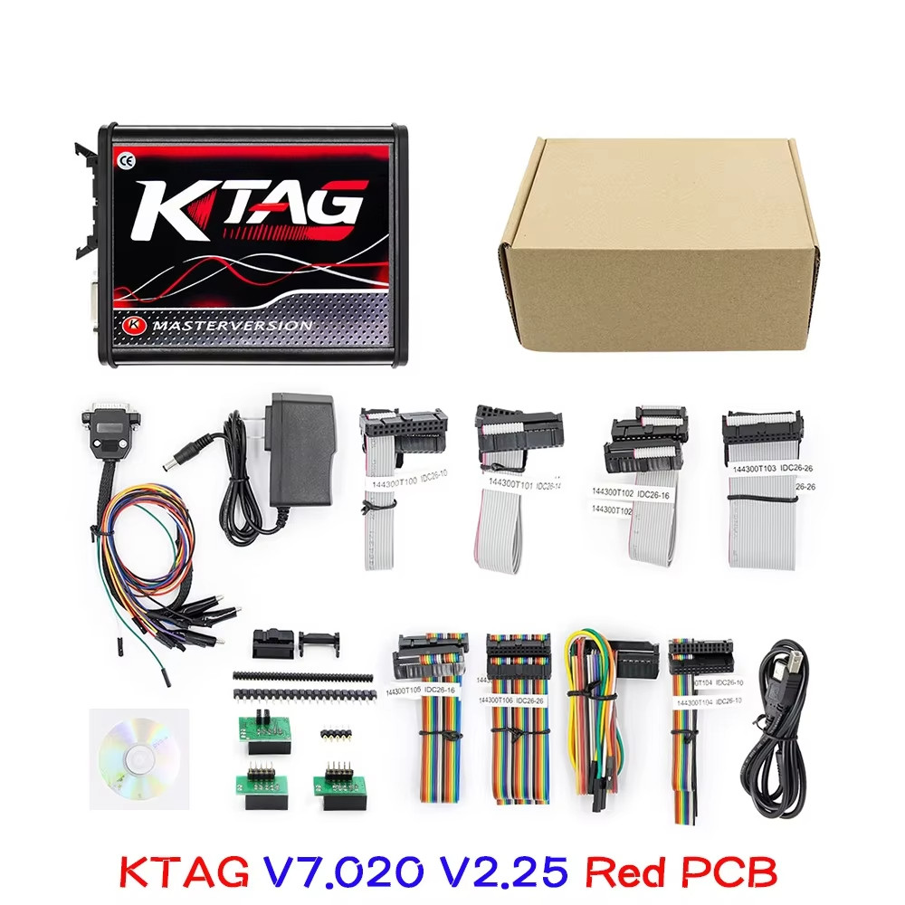 K-TAG V2.25 V7.020 ชุดปรับแต่ง OBD2 Manager แบบชิปเต็ม KSuite 2.7 โปรแกรมเมอร์ KTAG 2.25
