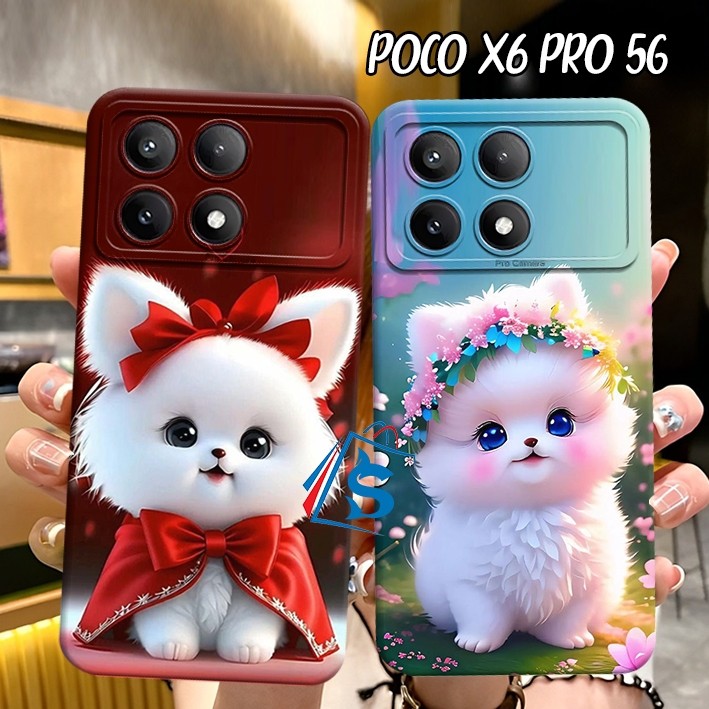Softcase Redmi Poco X6 PRO 5G / Poco X6 / Poco X5 / Poco X5 PRO - เคสแมวน่ารักล่าสุด - เคสซิลิโคน - 