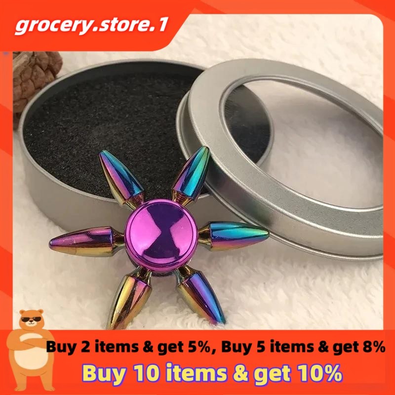 (+Container)โลหะผสมสังกะสี Fidget Spinner ของเล่นคลายเครียดอินฟินิตี้ (METAL SPINER)