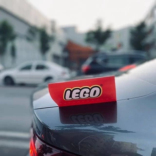 Lego Washed Label Car Body Rear Lego Sticker Personality Car Door Logo Change Decoration Bumper Stickers Creative Toys EbUD
