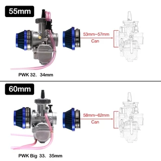 เครื่องกรองอากาศคาร์บูเรเตอร์ 48 มม.สําหรับรถจักรยานยนต์ Dellorto SHA 50cc 70cc 90cc 110cc ATV Dirt Pit Moped