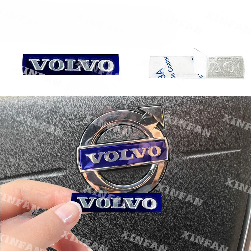 Volvo พวงมาลัยสติกเกอร์สัญลักษณ์ XC60 XC90 V40 V60 S60L S80 พวงมาลัยรถยนต์ป้ายรูปลอก