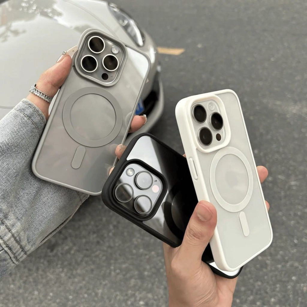 เคส iPhone 17 16 15 11 13 14 12 Pro Max XR 7 8 Plus X XS Max ไอโฟน11 เคสป้องกัน เคสโทรศัพท์ใสชาร์จไร