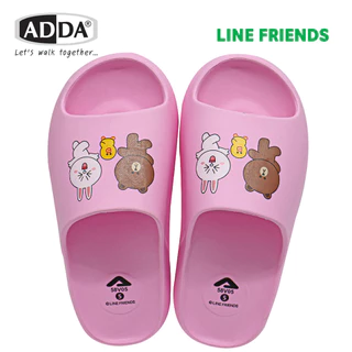 รองเท้าแตะแบบสวมผู้หญิง ADDA 58V05W1 Line Friend (ไซส์ 4-7)
