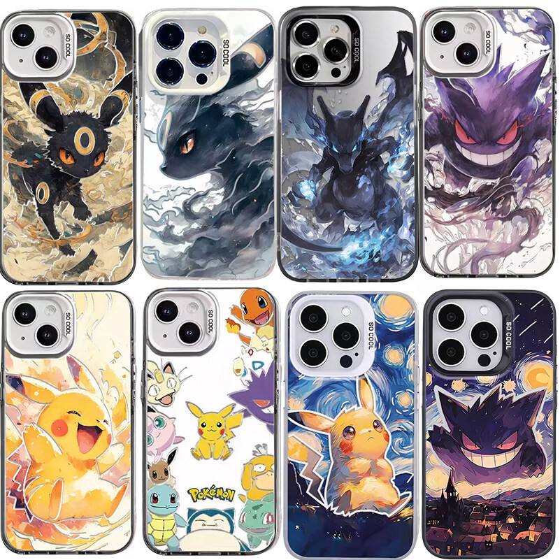 Bulbasaur Umbreon Gengar วาด Pokemon สําหรับ OnePlus NORD 4 3 Lite 5G NORD CE 3 4 2 5G 8T เคสโทรศัพท