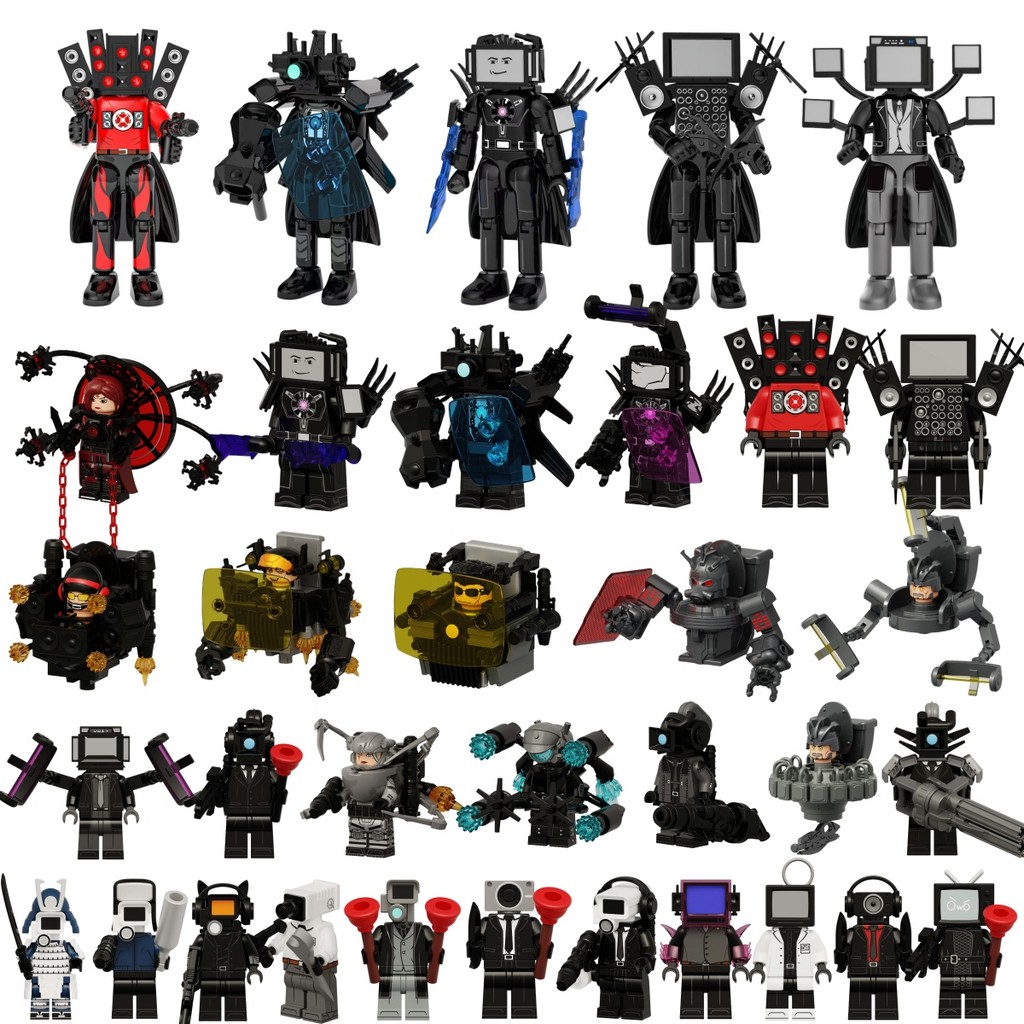 Skibidi Toilet Action Figure Titan Speakerman  Titan TV Man Titan Cameraman Big TV Man ของเล่นคอลเลก