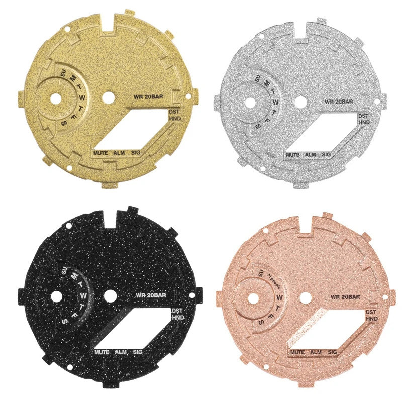 ใหม่ Frost Gold Fire รูปแบบ Dial สําหรับ GA2100 GA-2100 โลหะฝาครอบบุคลิกภาพการปรับเปลี่ยนด้านใน Beze